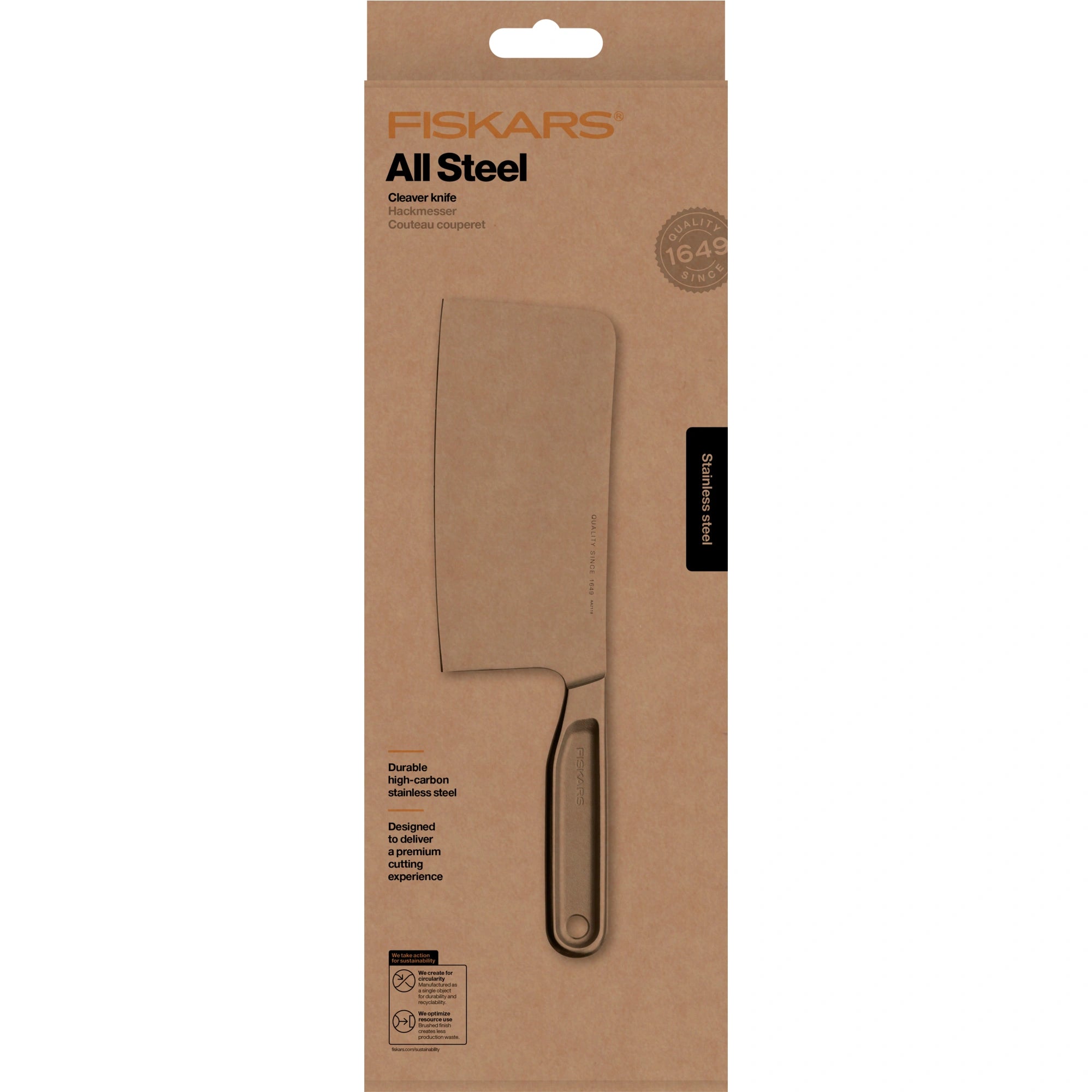 All Steel hackkniv 16 cm