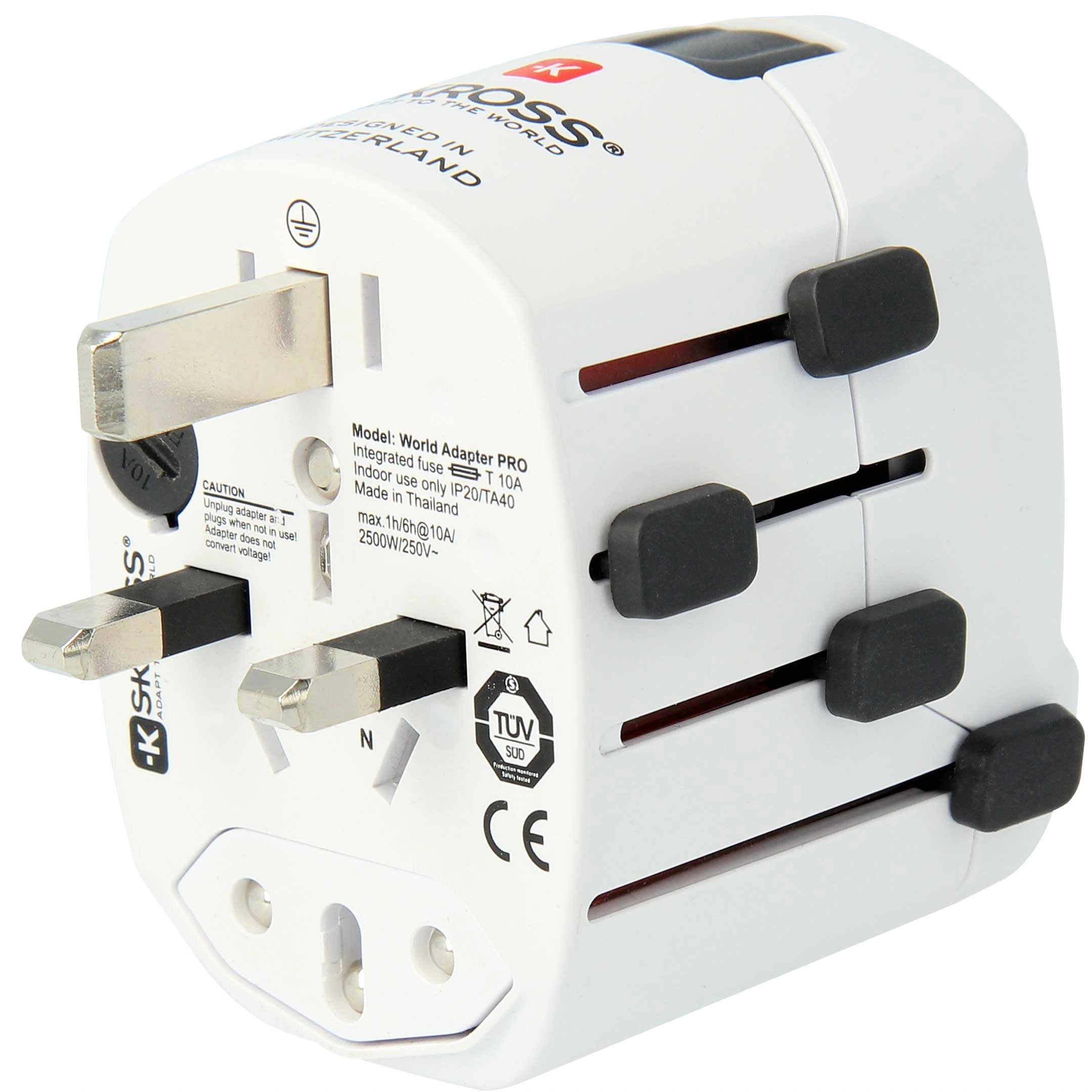 Världsreseadapter PRO World Jordad