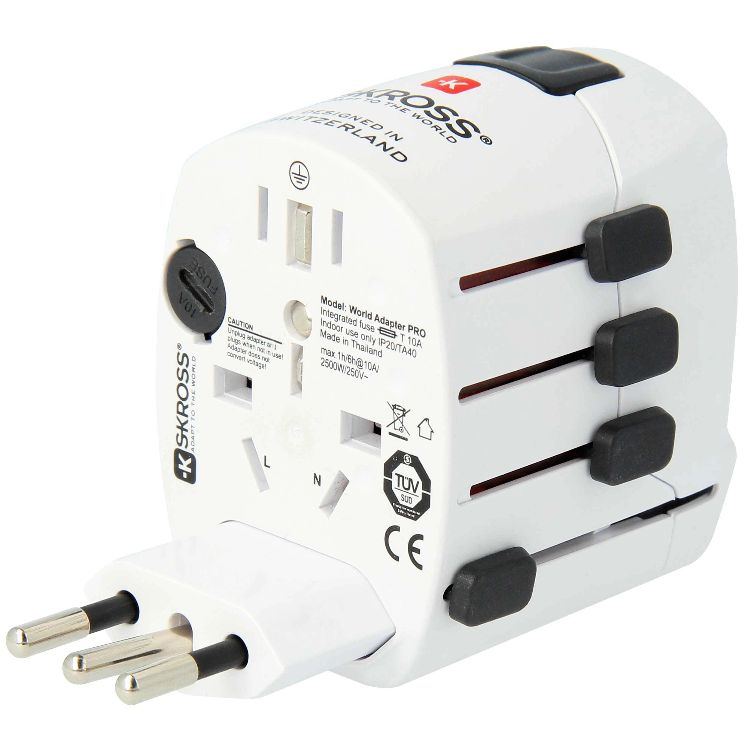 Världsreseadapter PRO World Jordad