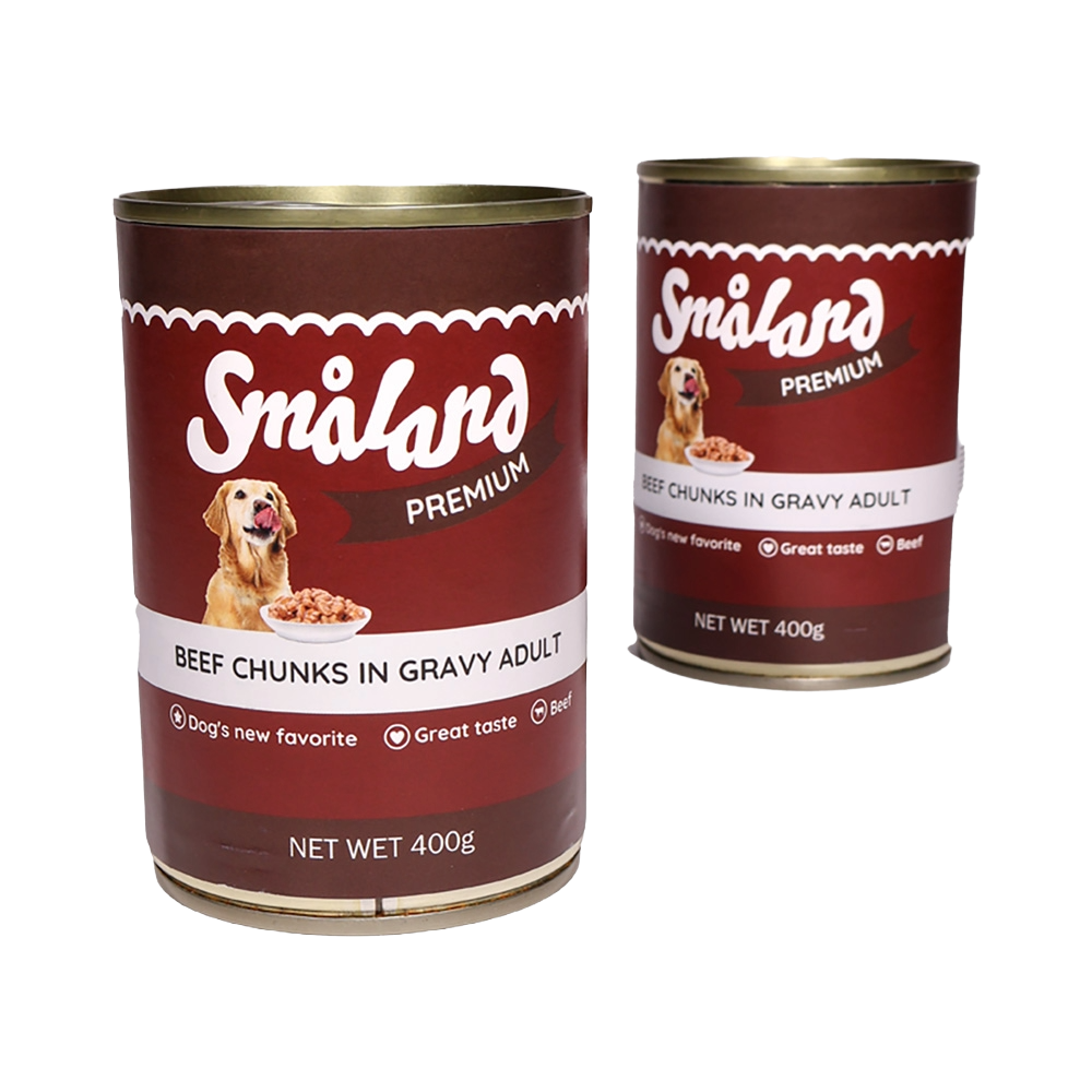 Småland Premium Wet Food Beef 400g