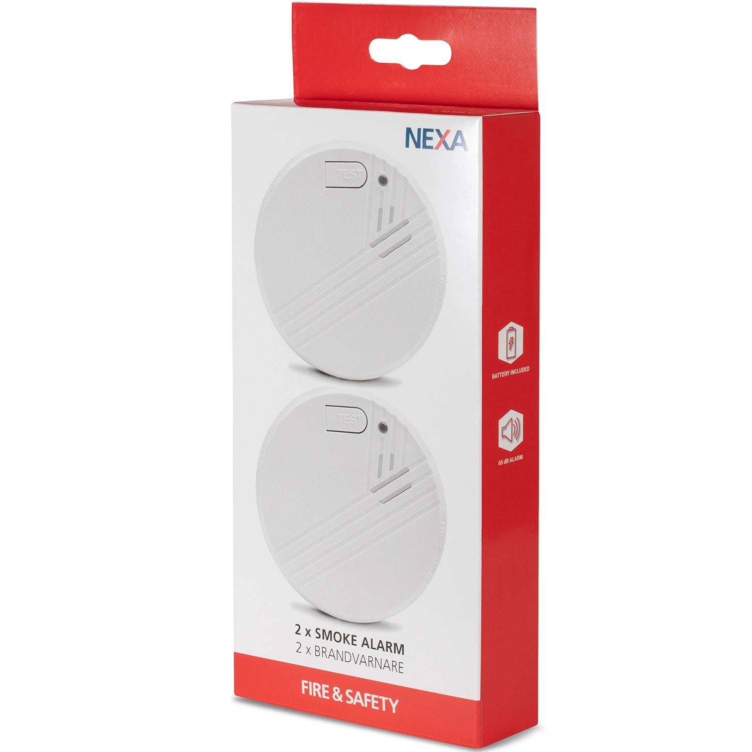 KD-134A Brandvarnare standard 2-pack