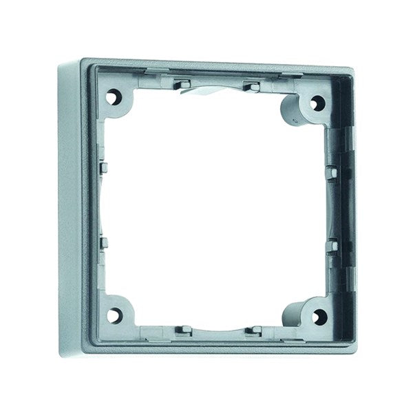 Distansram enkel. 63 x 63 x 12 mm. Färg: grå.