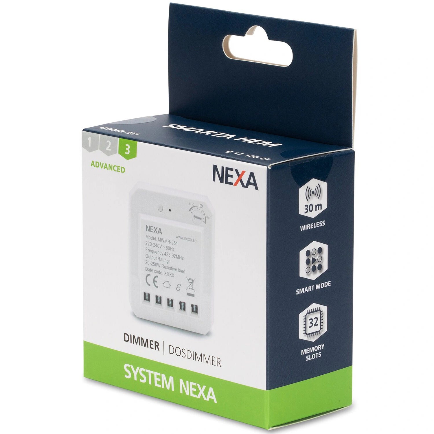 MWMR-251 Dosdimmer för strömbr