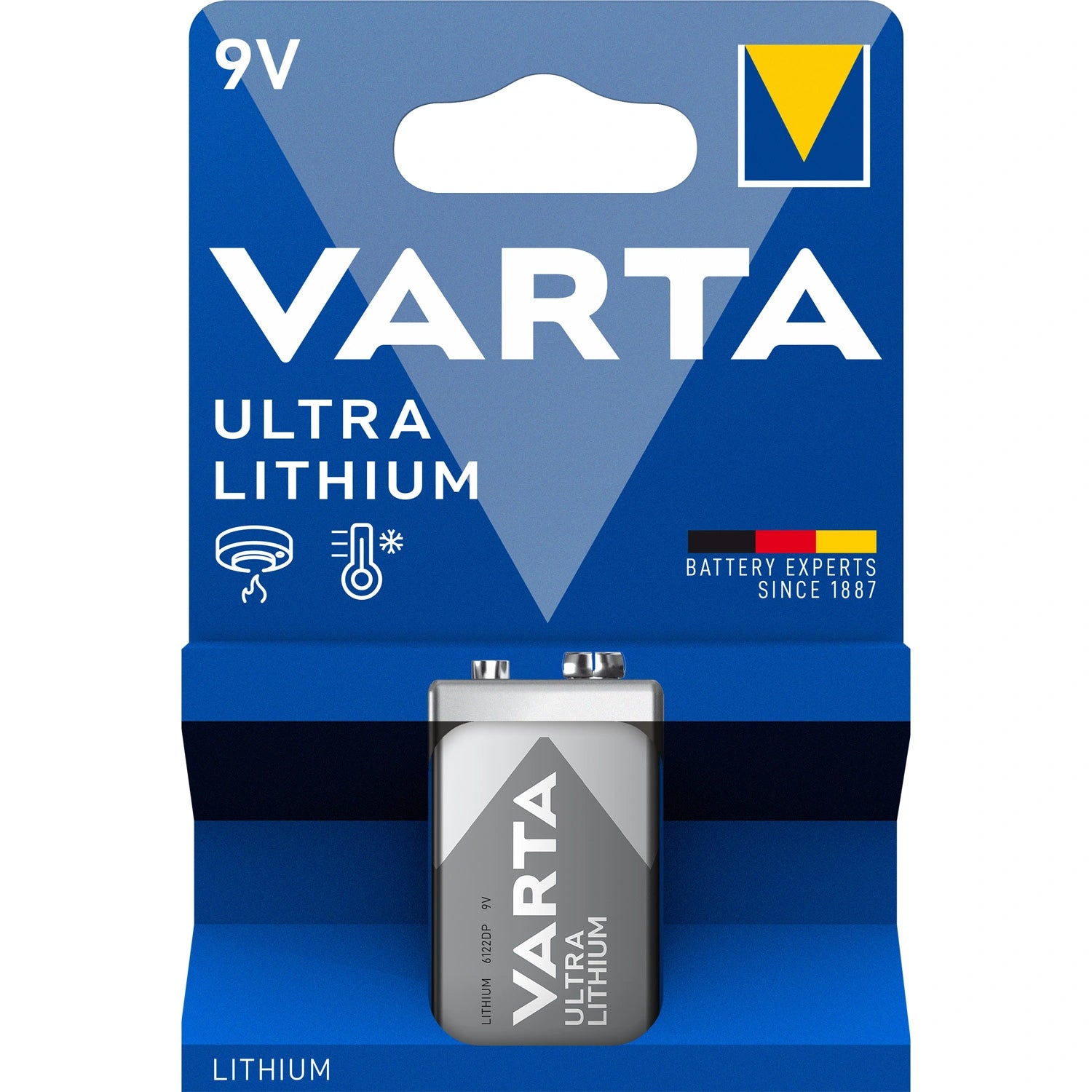 Ultra Lithium 9V Batteri 1-pack