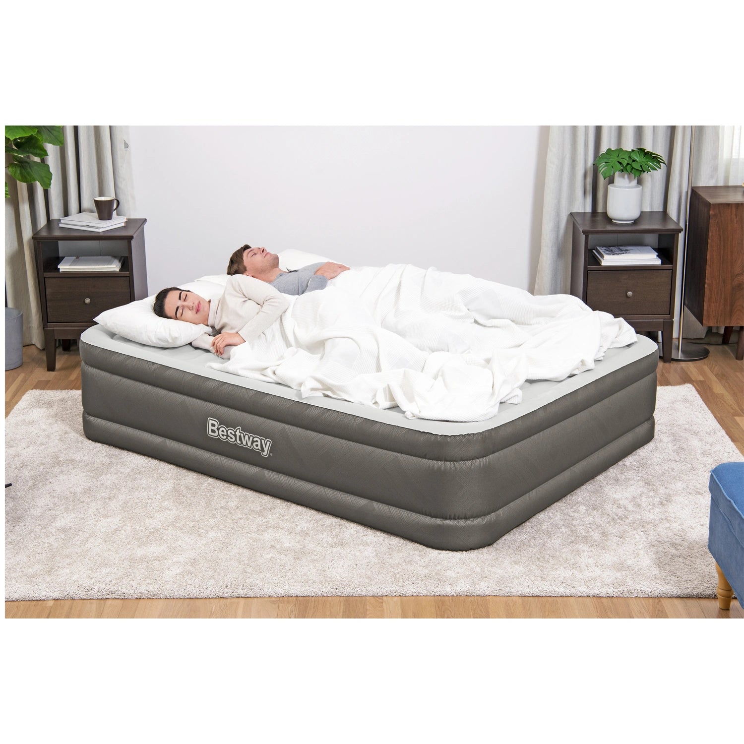Luftmadrass Fortech 2.03m x 1.52m x 46cm