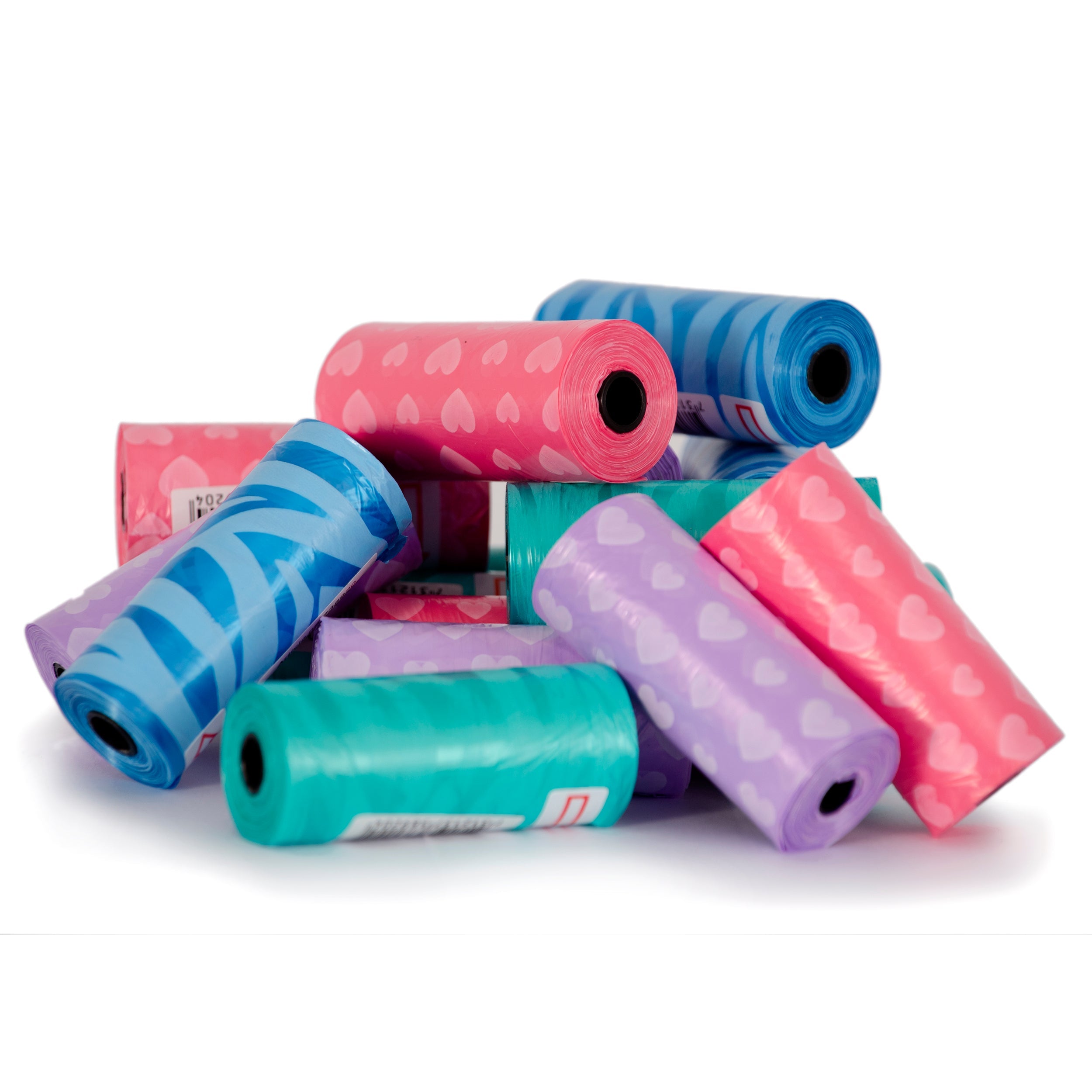 Bajspåsar Mini Mixade Färger 20p