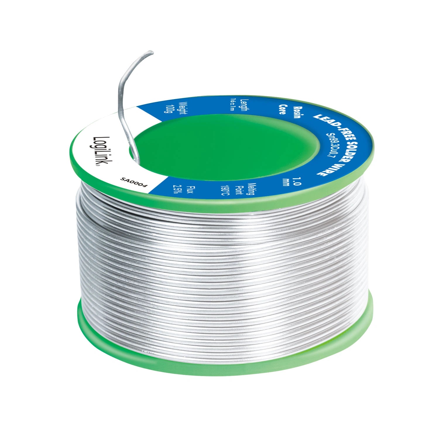 Lödtenn blyfritt 1mm 100g