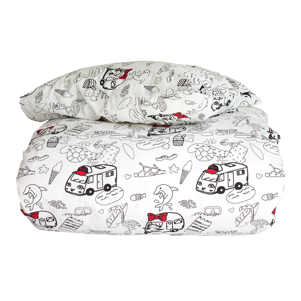 *OUTLET*BÄDDSET CAMPING KIDZ