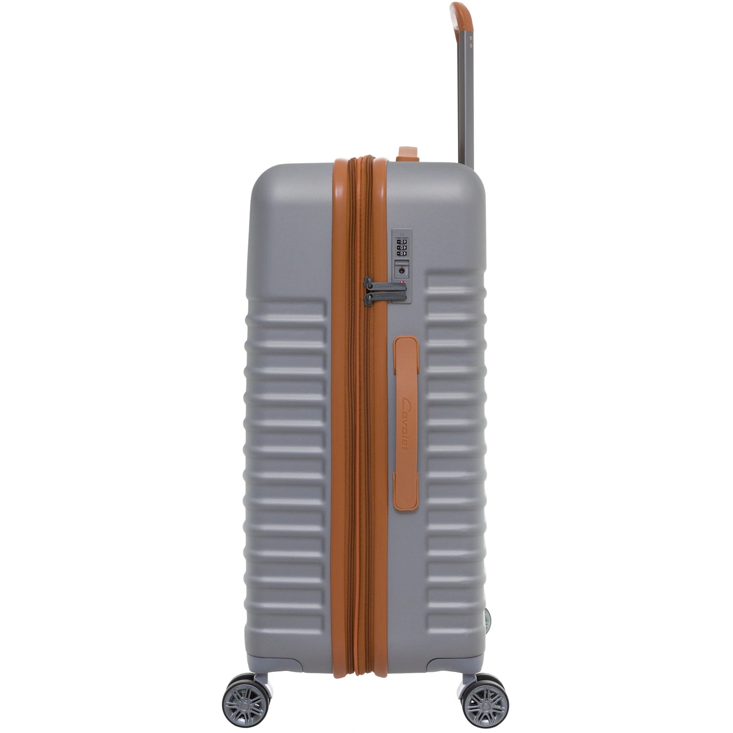 Resväska Pasadena Large Silver/Tan
