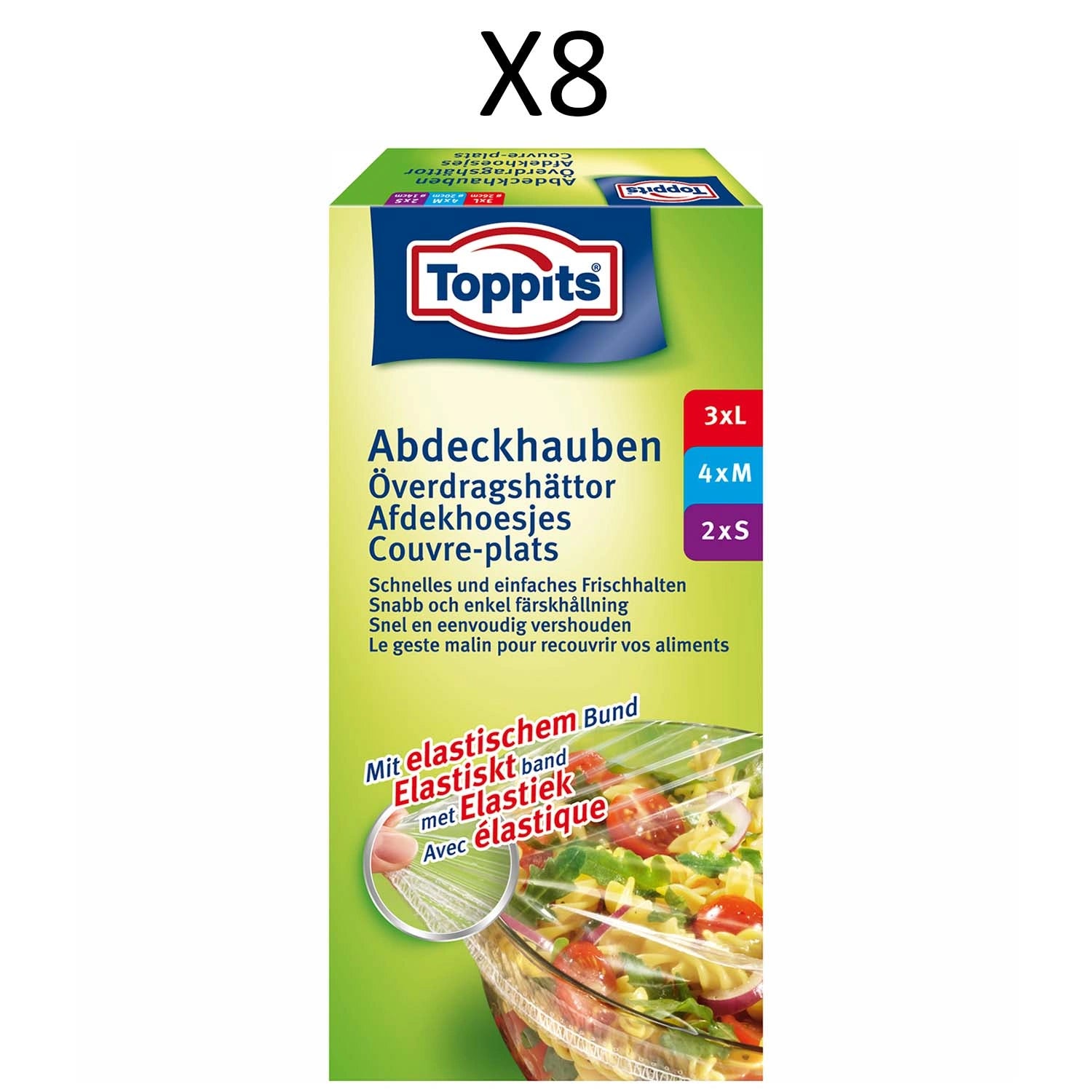 Överdragsplasthättor 9st (Obs 8st DFP)