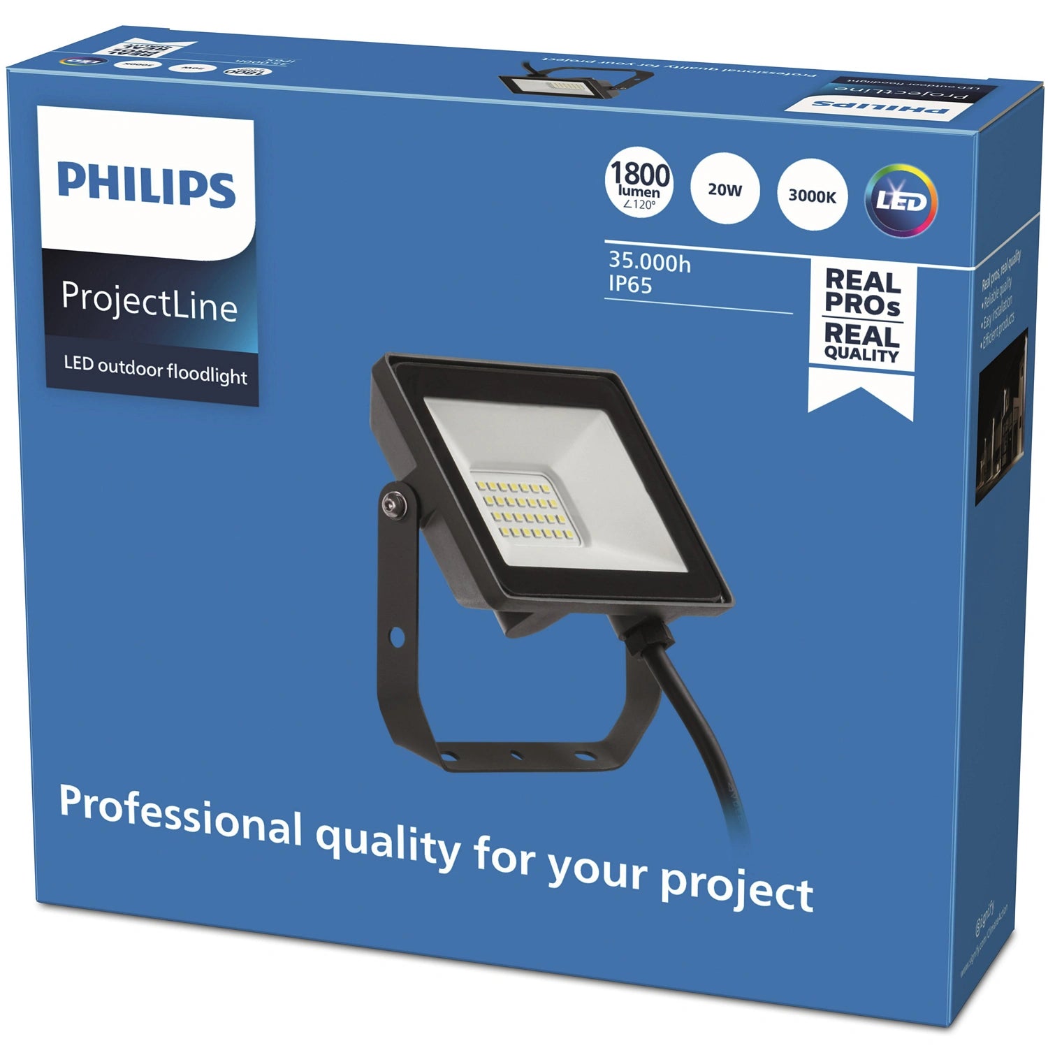 ProjectLine Strålkastare 20W 1800lm