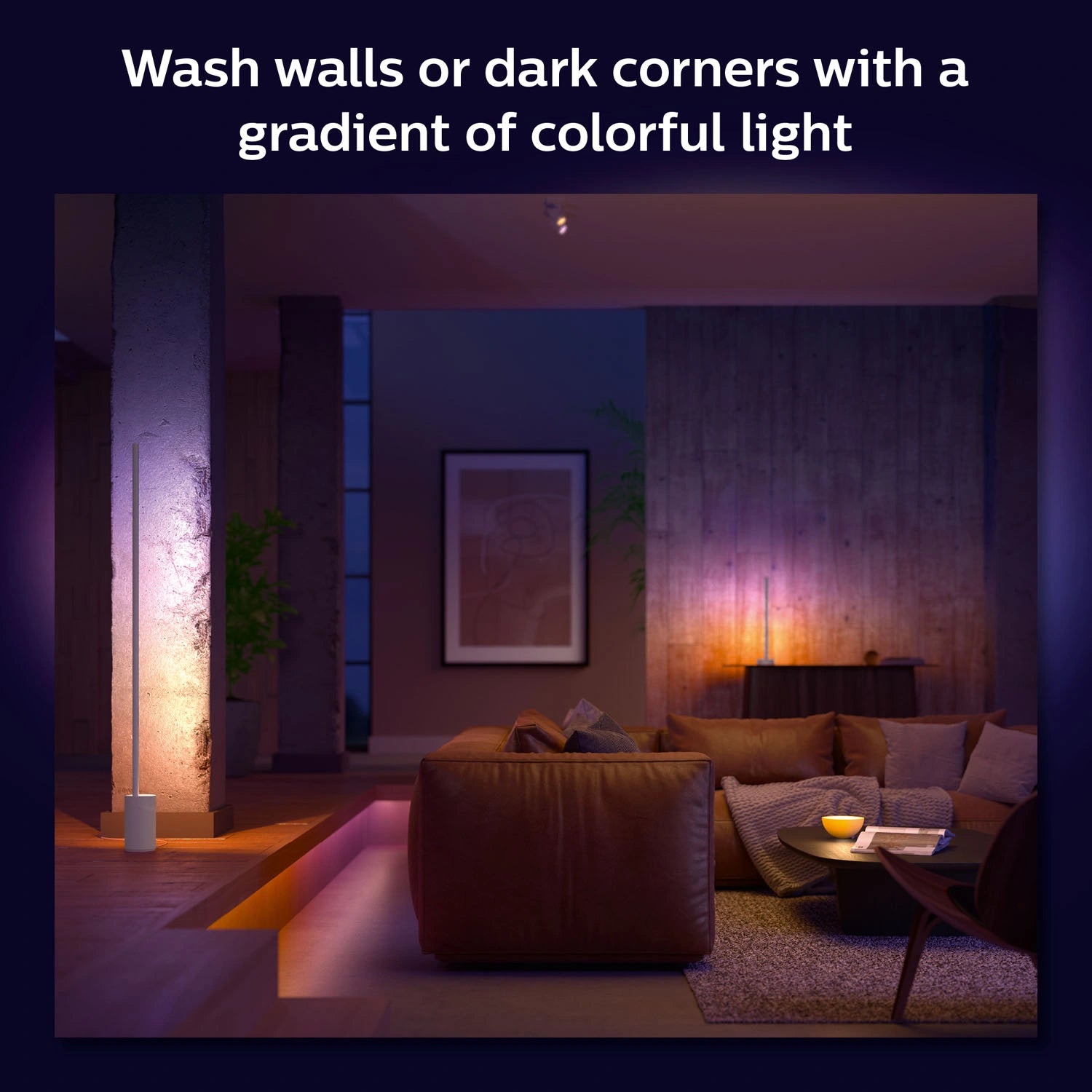 Gradient Signe Golvlampa White and Color Ambiance Vit