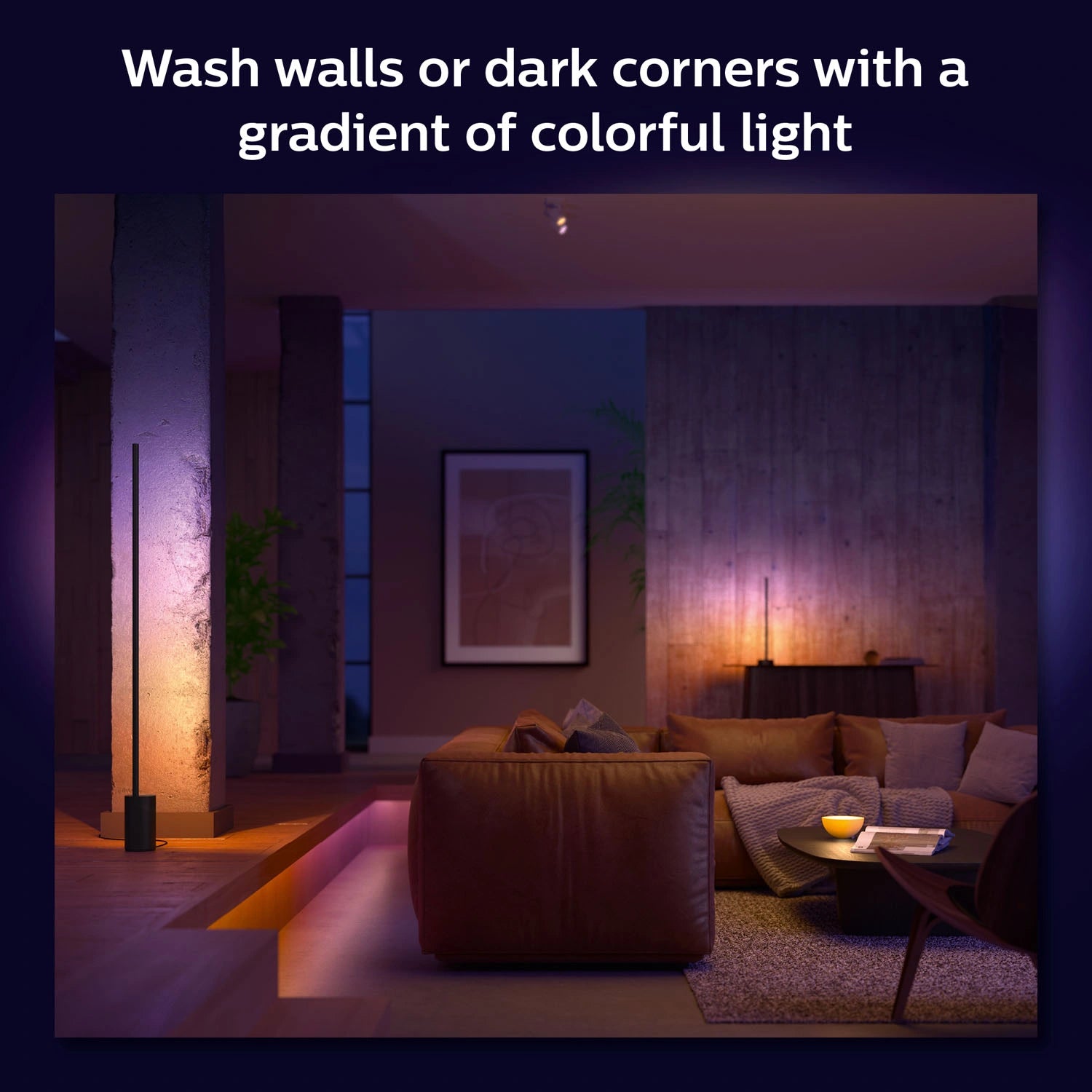 Gradient Signe Golvlampa White and Color Ambiance Svart