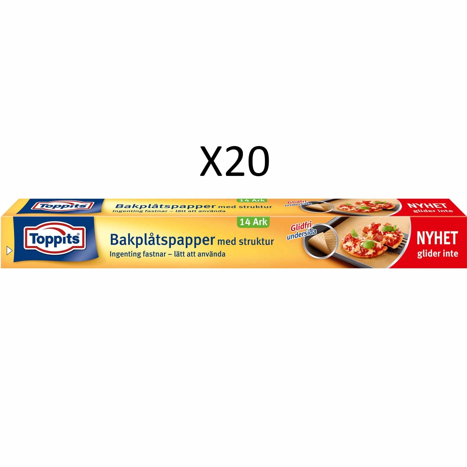 Bakplåtspapper Glidfri 14 Ark 20DFP