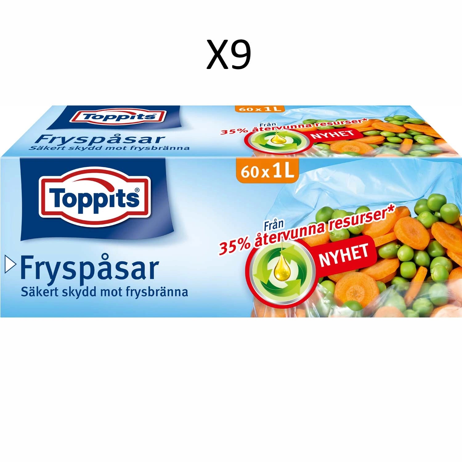 Fryspåsar 1L 60st (Obs 9st DFP)
