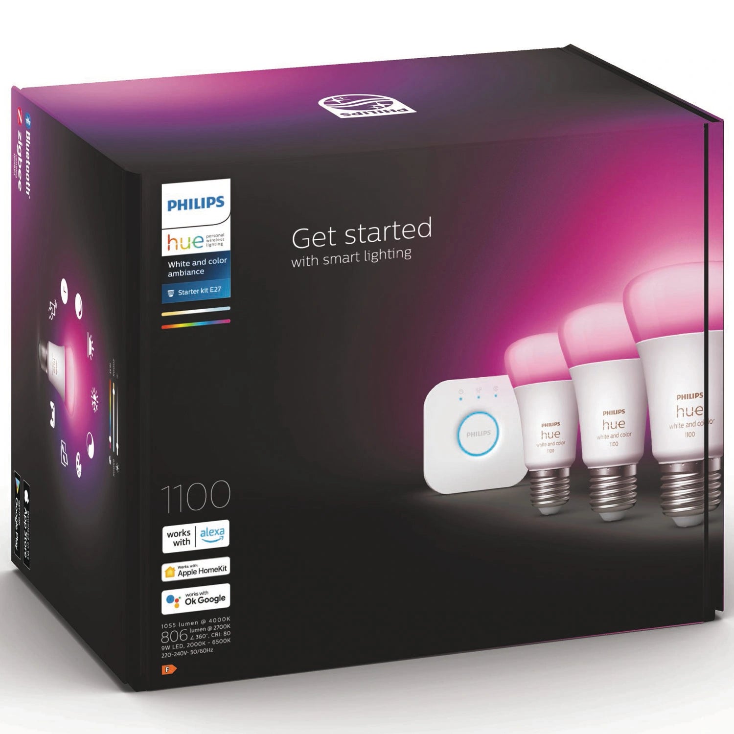 Startkit White Color Ambiance 3xE27