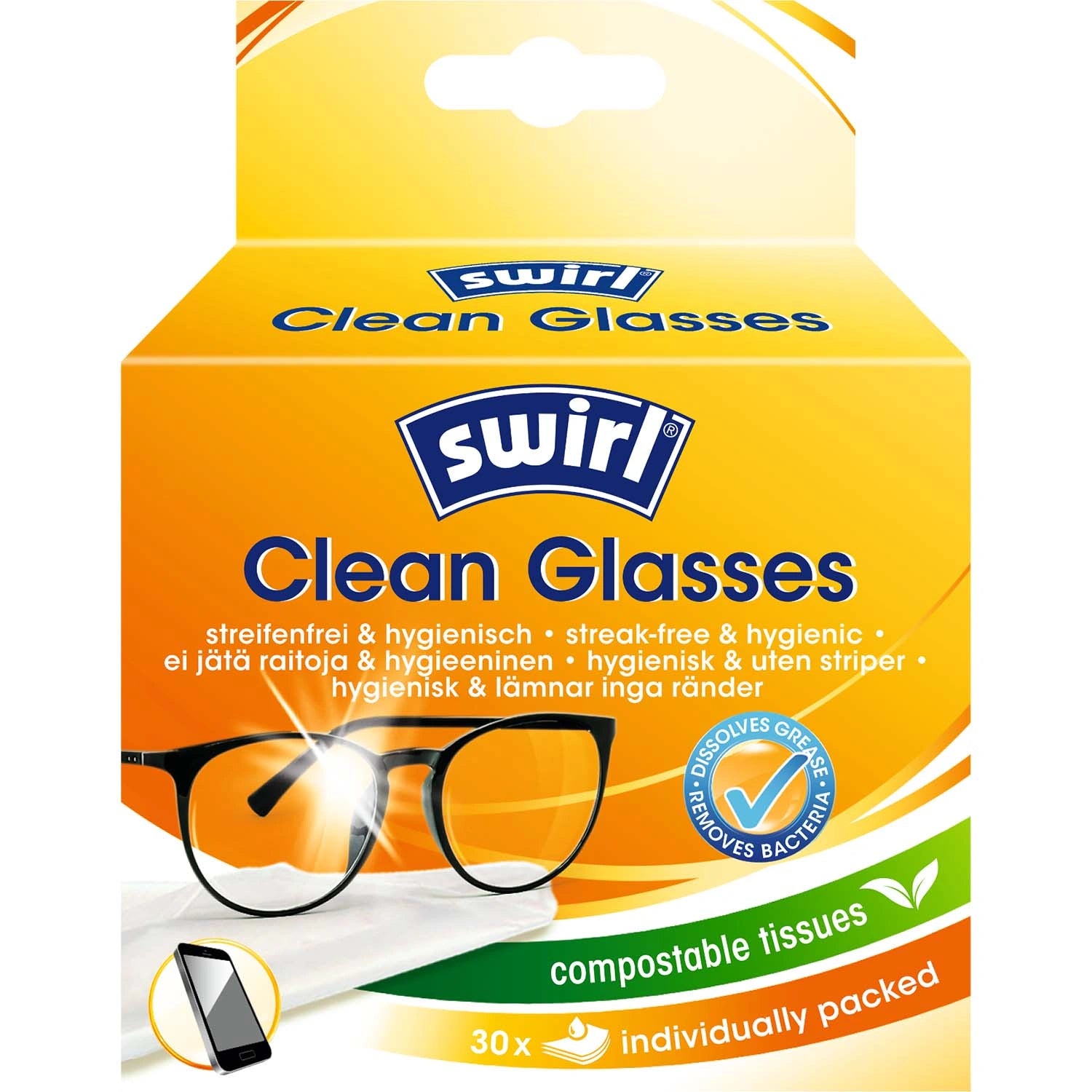 Glasögonputs 30st (Obs 20st DFP)