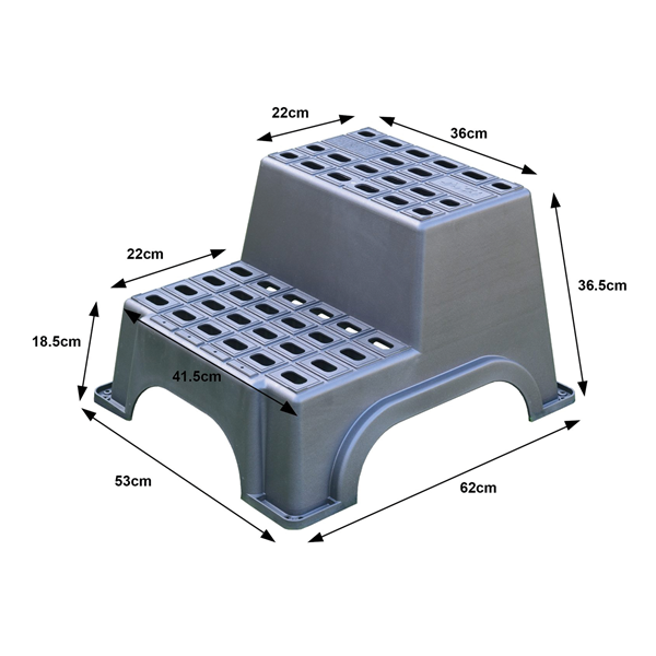 Fotsteg MGI Double 520 x 620 mm