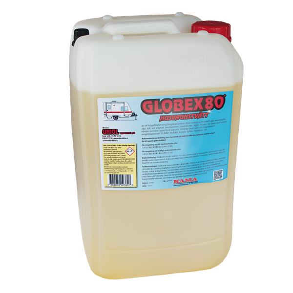 Globex 80 Husvagnstvätt utan vax. 25 liter. Enhet: styck.