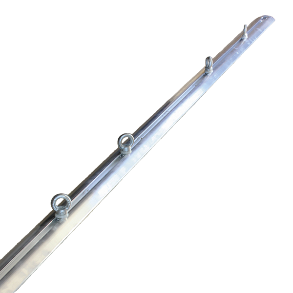 Fiamma garage bar Premium 200. Mått: 200 x 6,6 x 1,3 cm