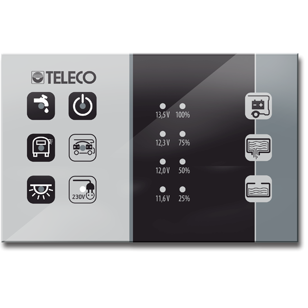 Touchpanel till elektroblock TEB310Al och TEB310D.