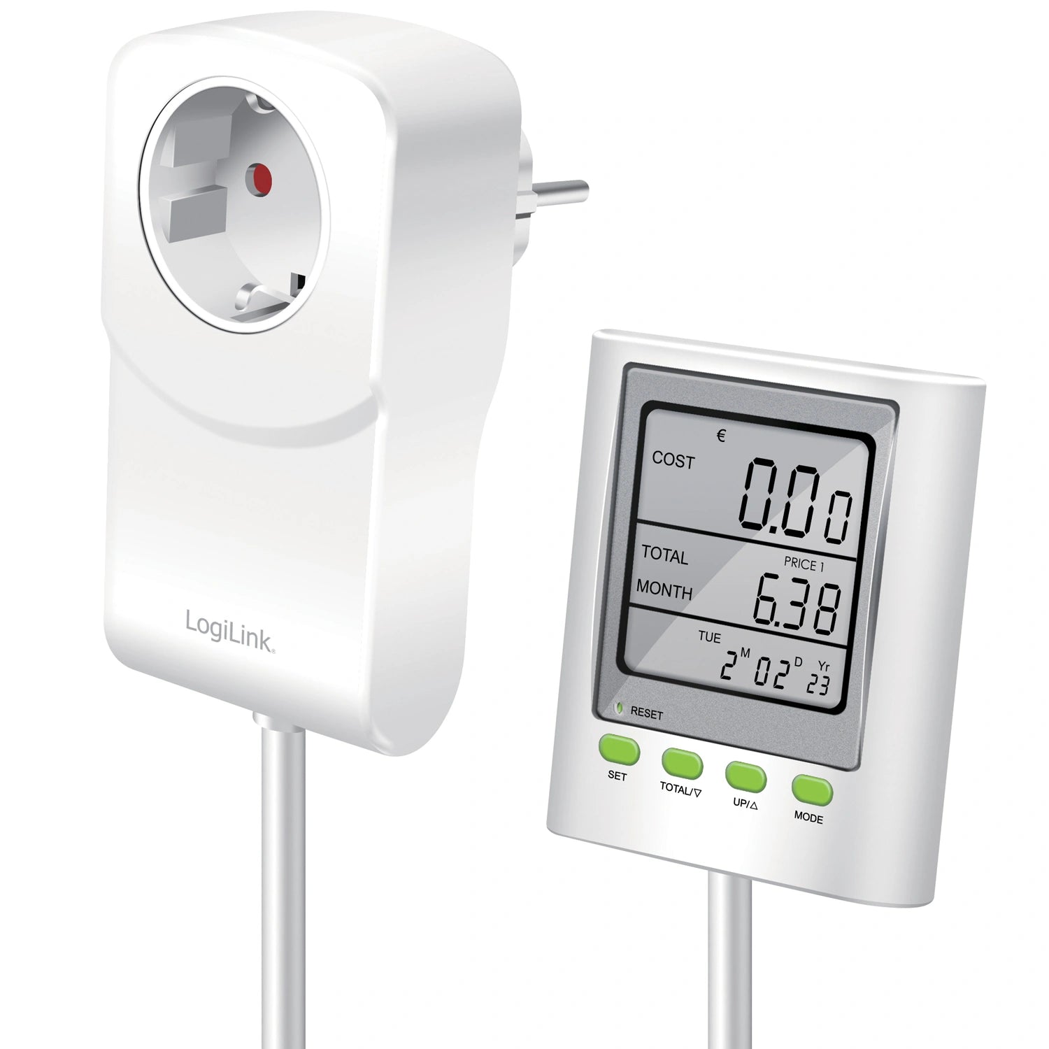 Energimätare med kostnadsberäkning Extern display