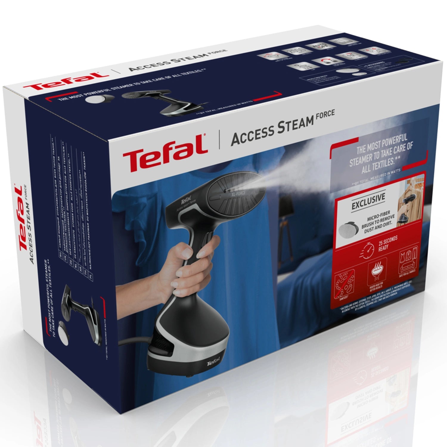 Garment steamer Access Steam Force w/ lint-pad DT8270E1