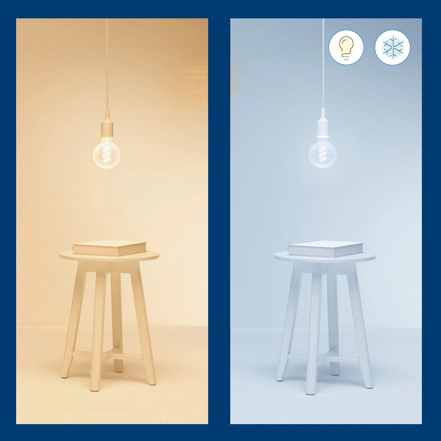 WiFi Smart LED E27 G95 40W Filament Färg + Varm-kallvit 470lm
