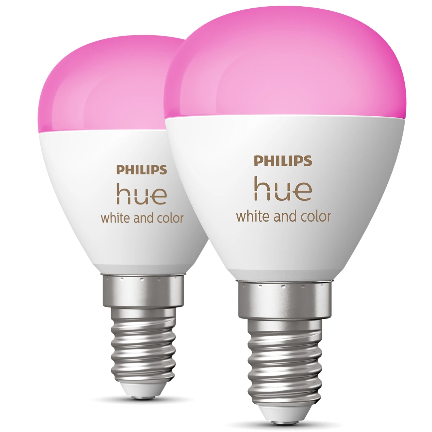 White and Color Ambiance E14 Klot 470 lm 2-pack