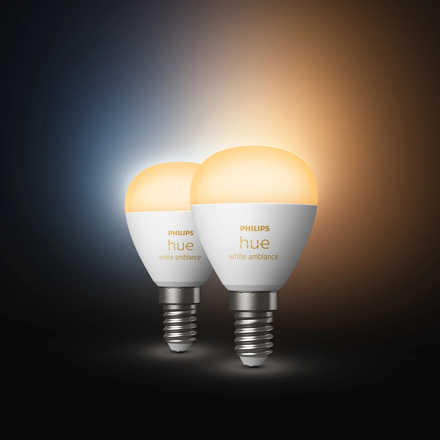 White Ambiance E14 Klot 470 lm 2-pack