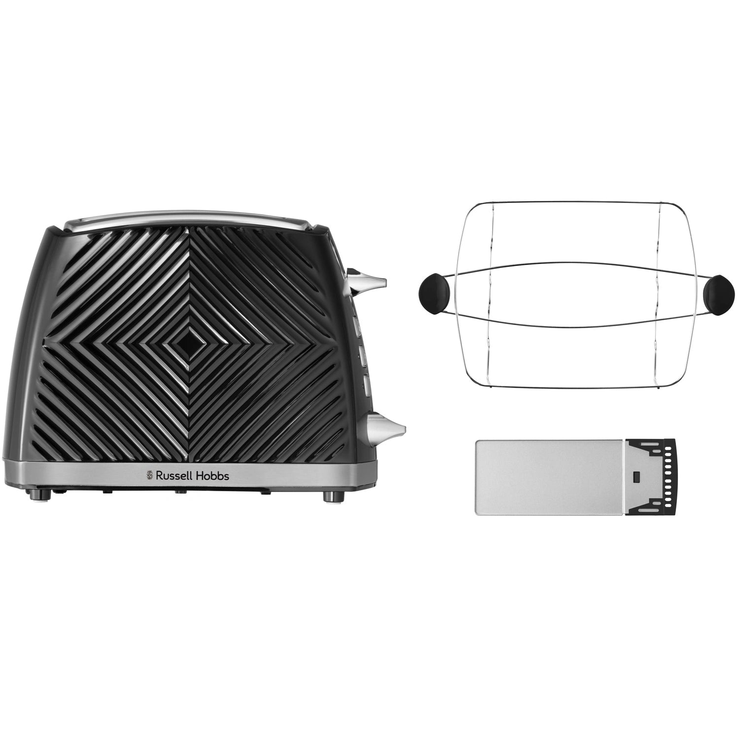 Brödrost Svart Groove 2S Toast 26390-56