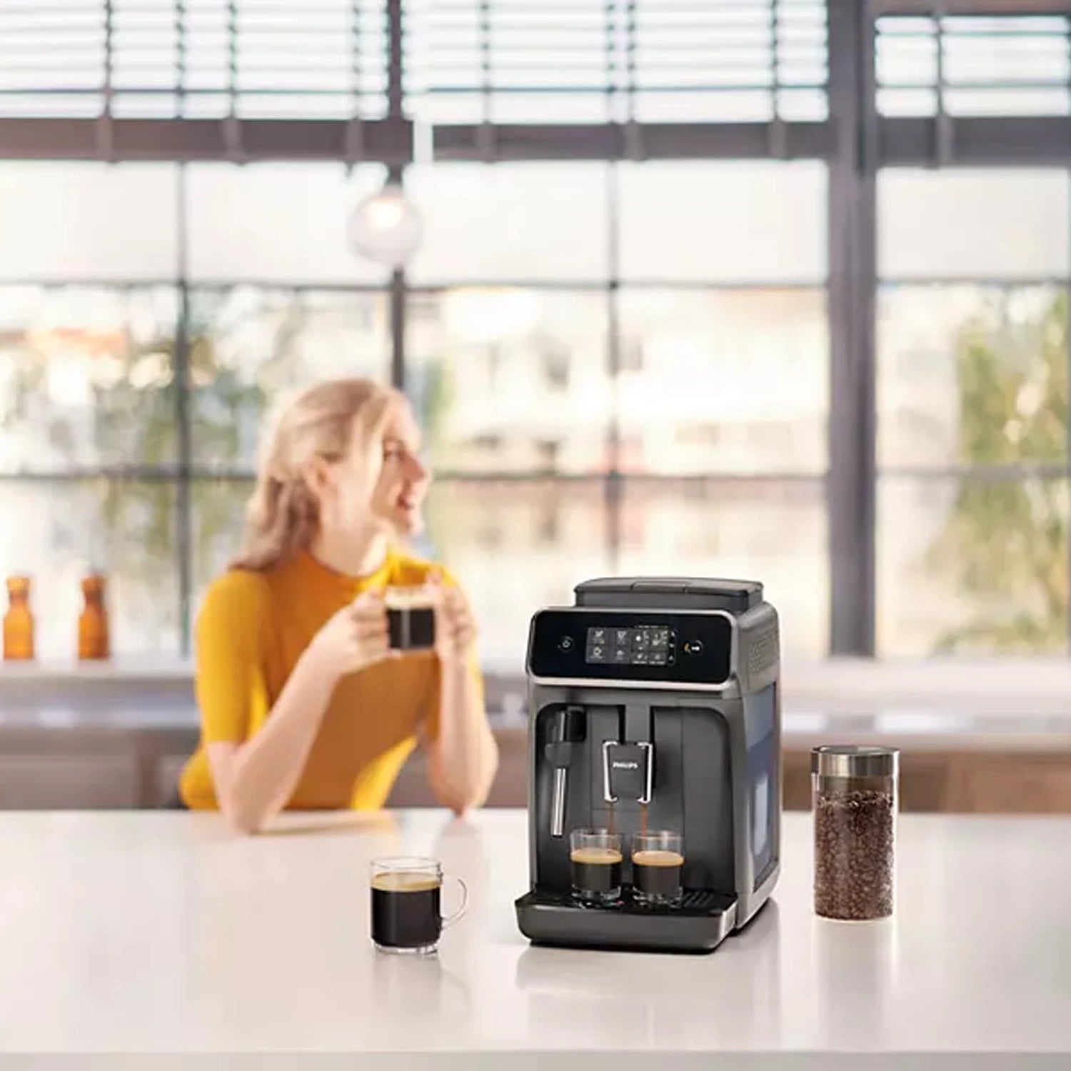 Helautomatisk Espressomaskin EP2224/10 Serie 2200