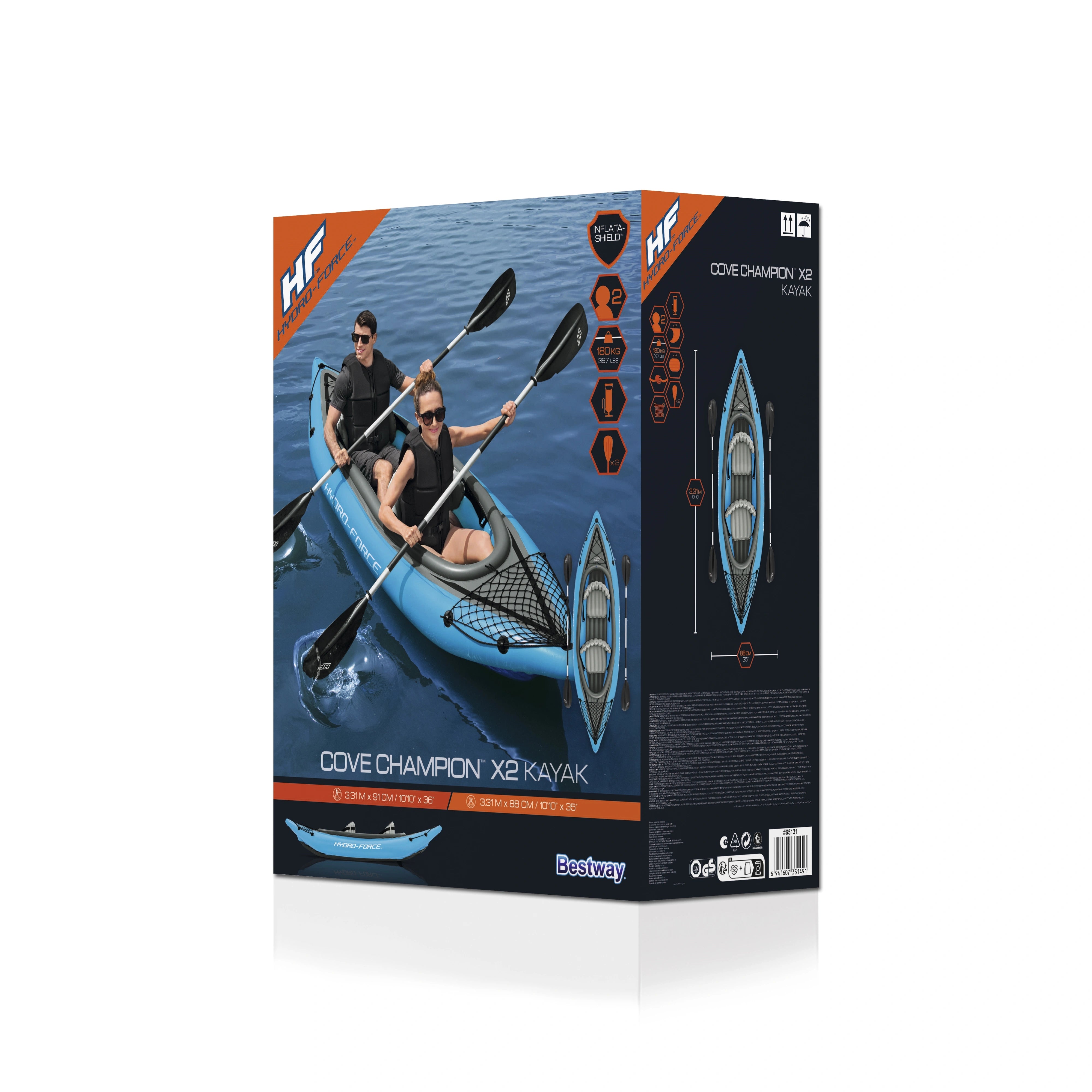 Kajak Hydro Force Cove Champion X2 331 x 88cm