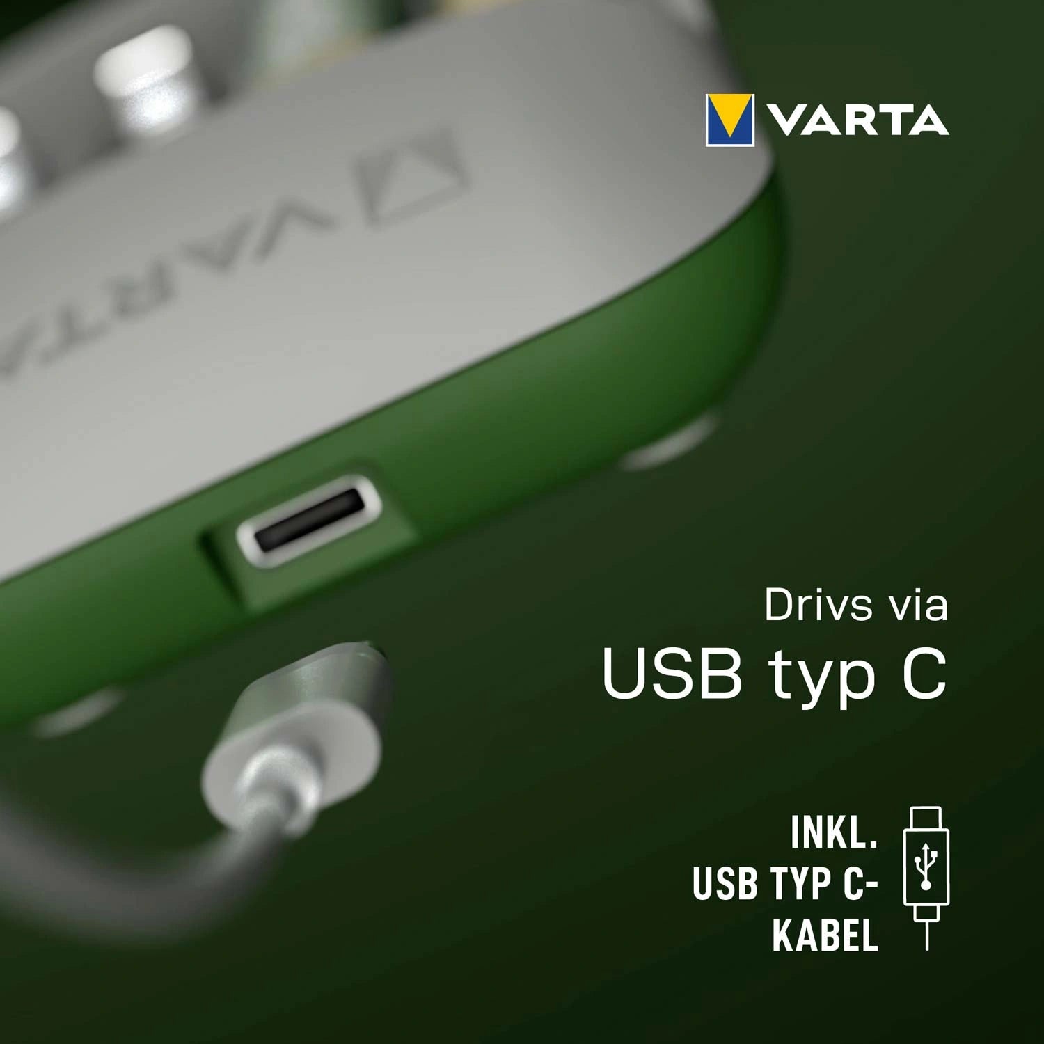 Batteriladdare Eco Charger Pro Recycled inkl. 4x AA 2100 mAh