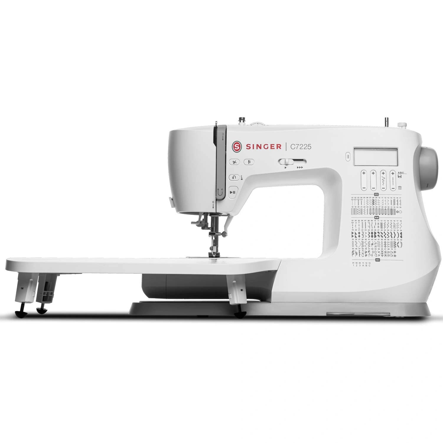 Symaskin C7225 Elektronisk 97st sömmar inkl förlängningsbord