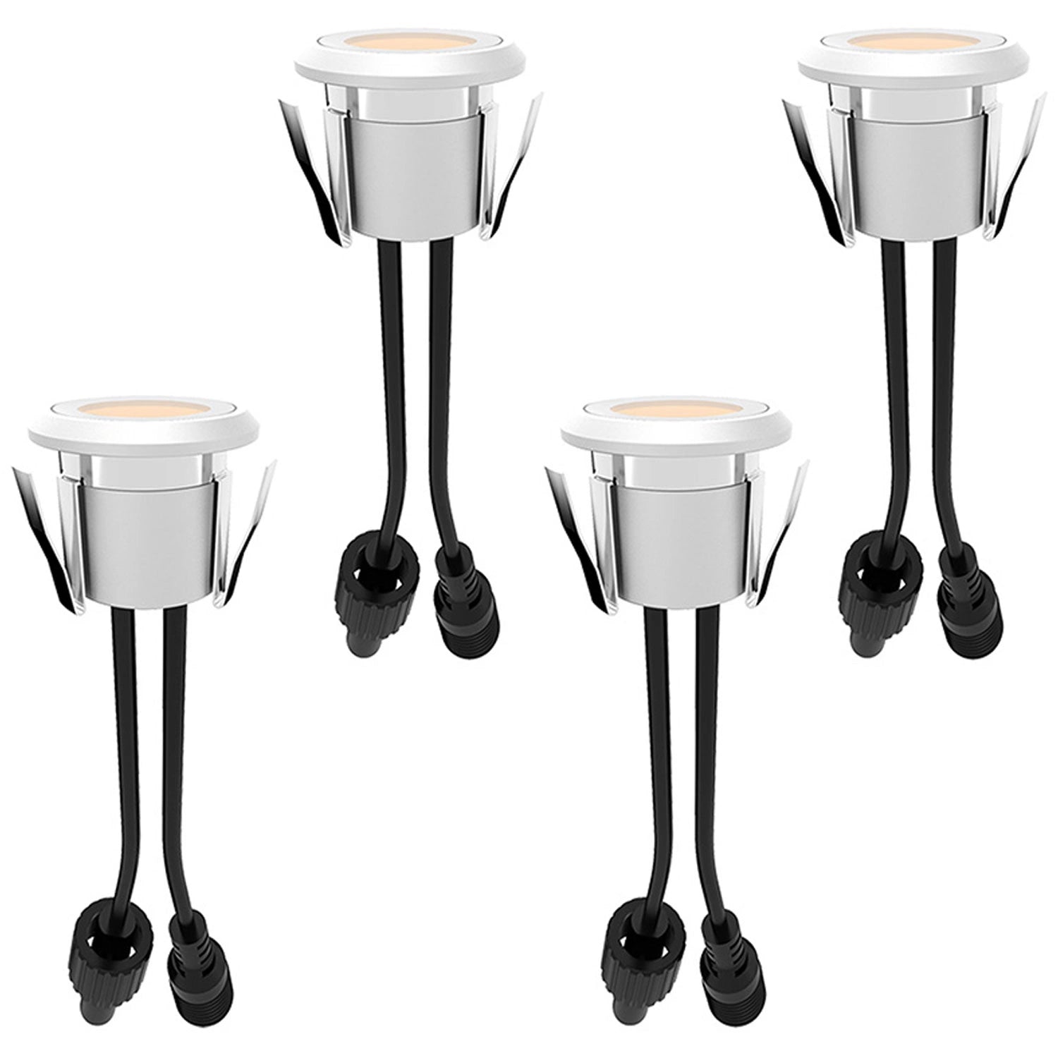 Allan Decklight kit 4-pack inkl strömadapter 12V 3000K 10lm IP67