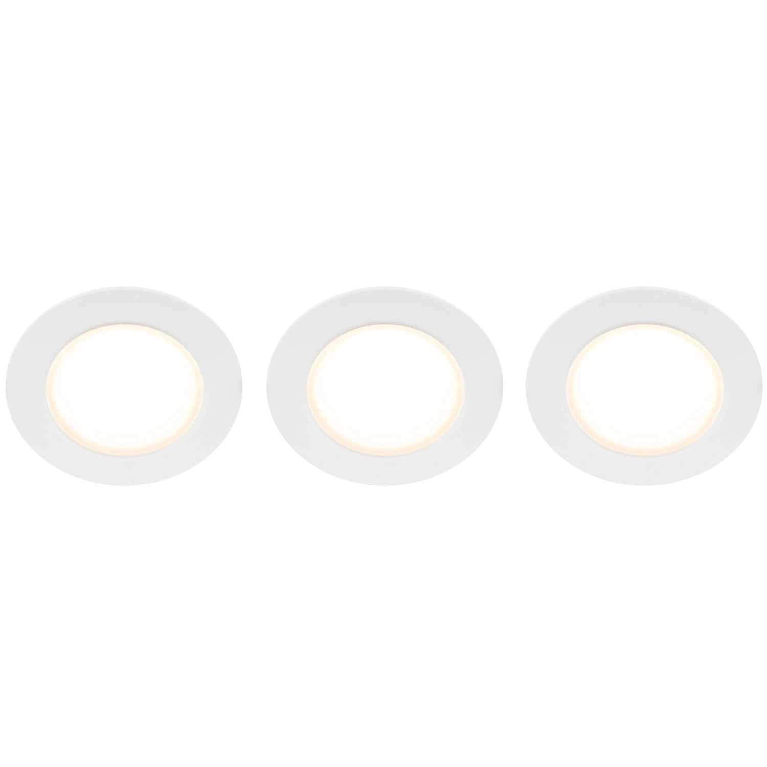 Doris 230V Dimbar downlight spotlight 3000K 400lm IP65 3-pack Vit