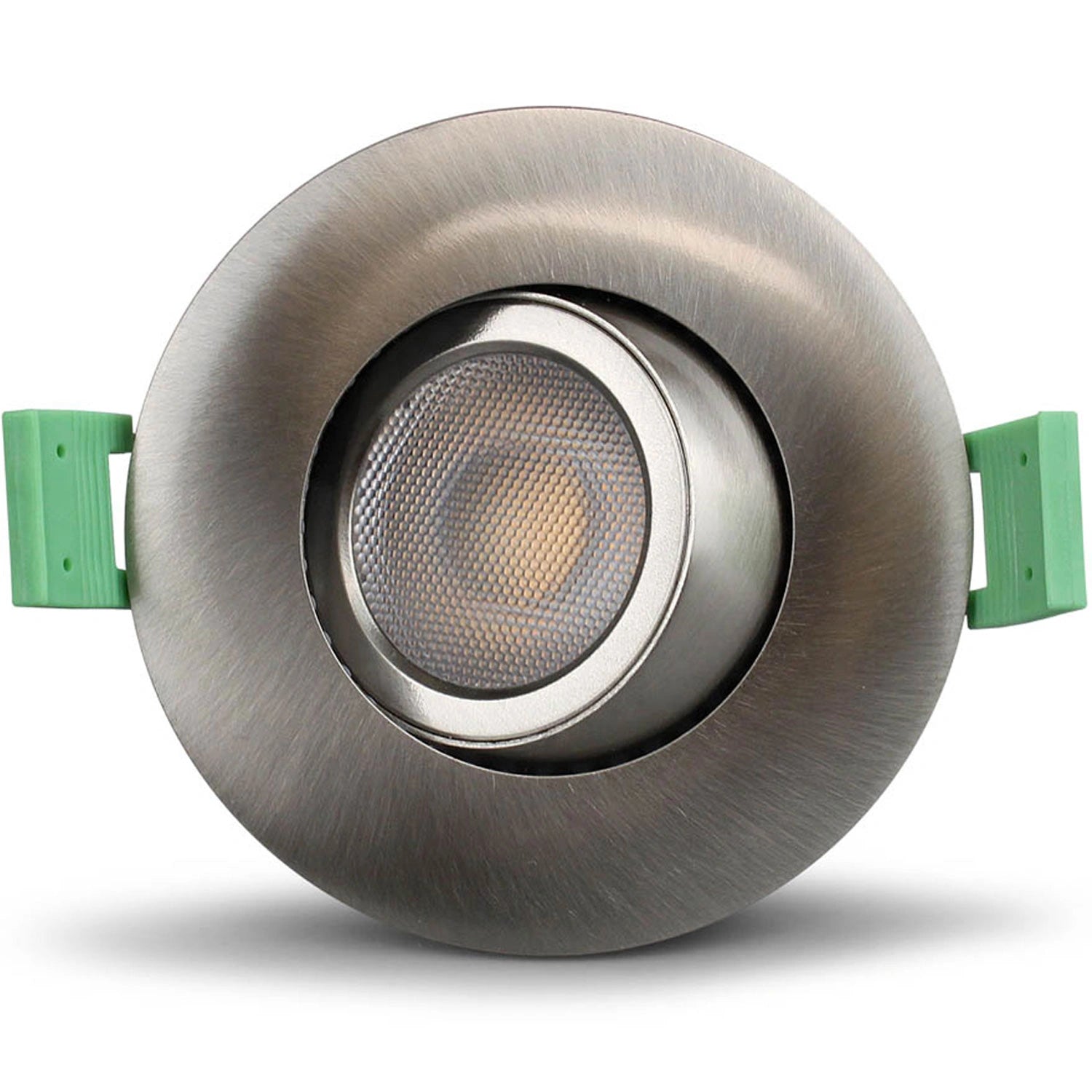 Ellen Infälld downlight Dim-to-Warm 520lm IP65 3-pack Borstad stål