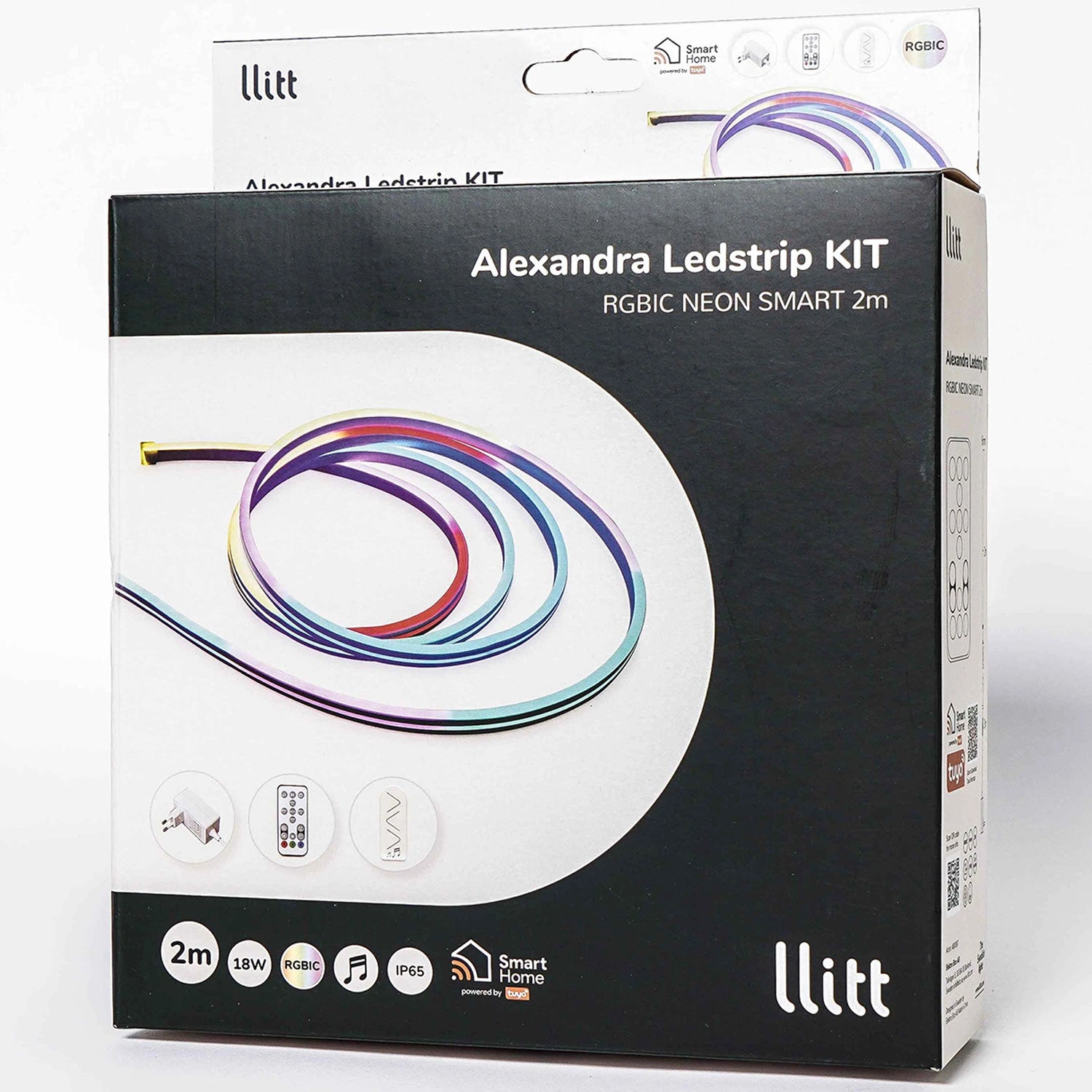 Alexandra Ledstrip kit RGBIC Neon IP65 Smart Tuya WiFi 2m
