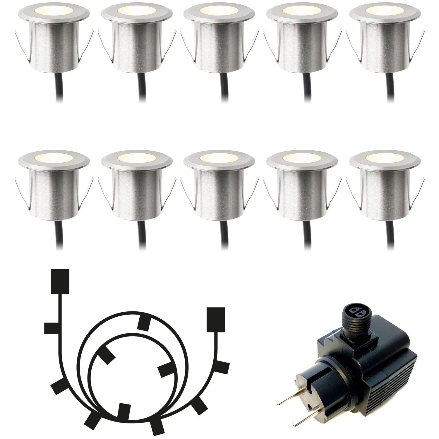 Dexter Decklight 10-pack Silver Startpaket