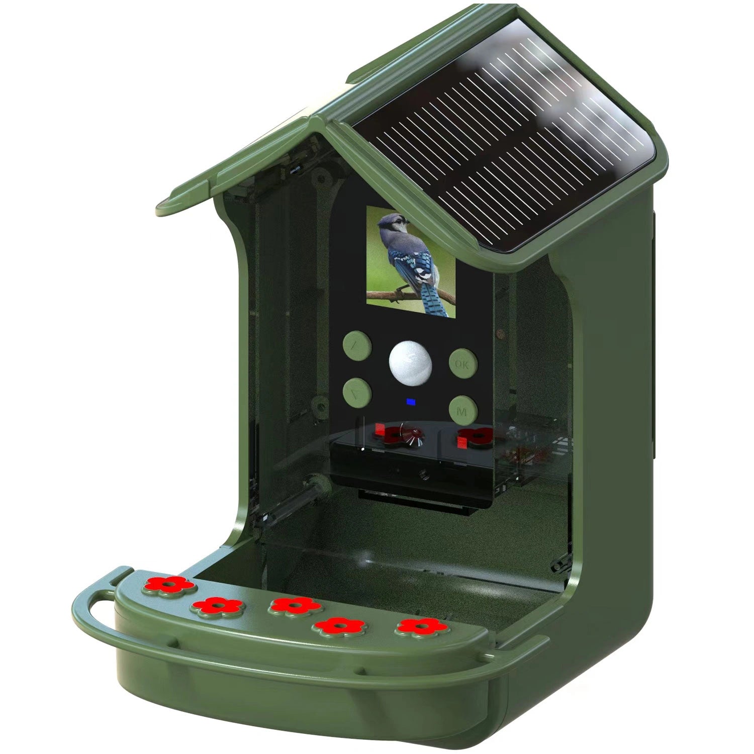 Smart fågelmatare Kamera Solceller BFC-1200