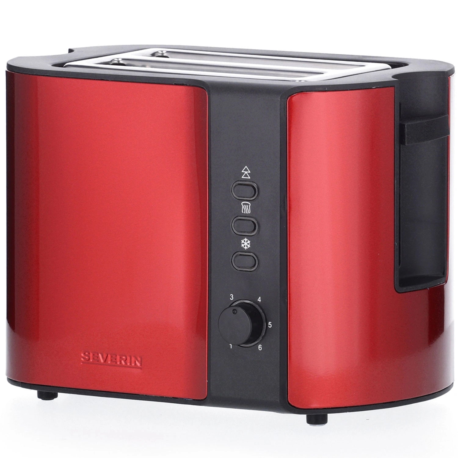 Brödrost 2 skivor 800W Chilli röd AT2217