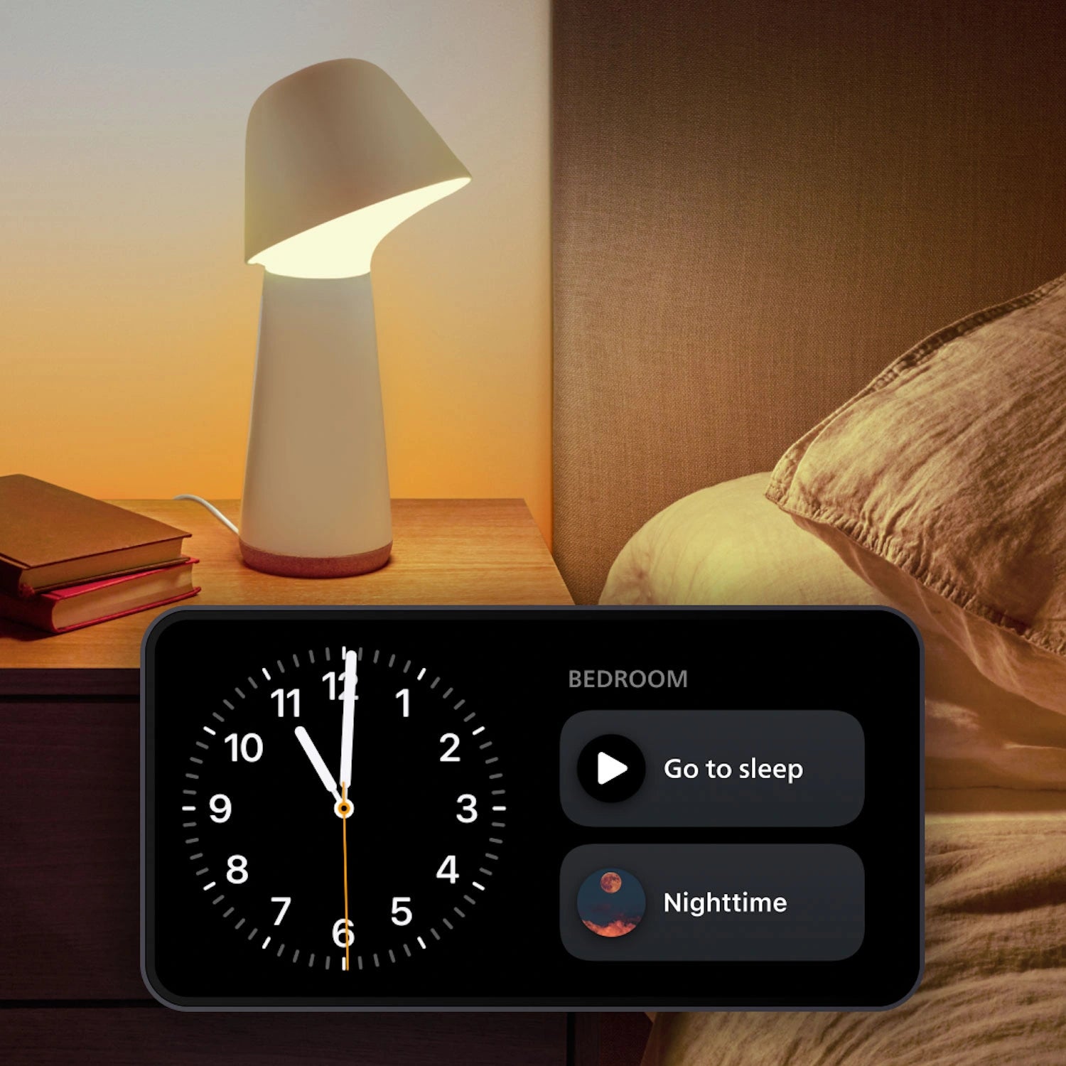 Twilight Sänglampa White and color ambiance Vit