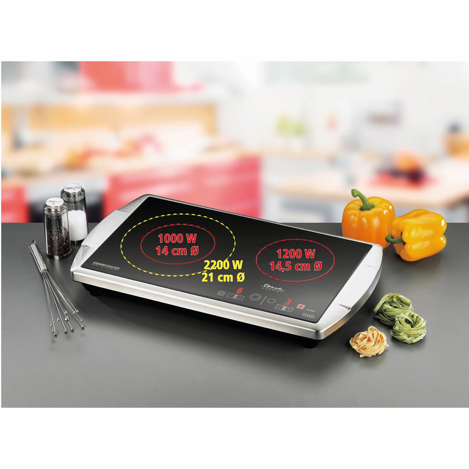 Kokplatta Dubbel High light CT 3403/TC Schott CERAN® Touch Control