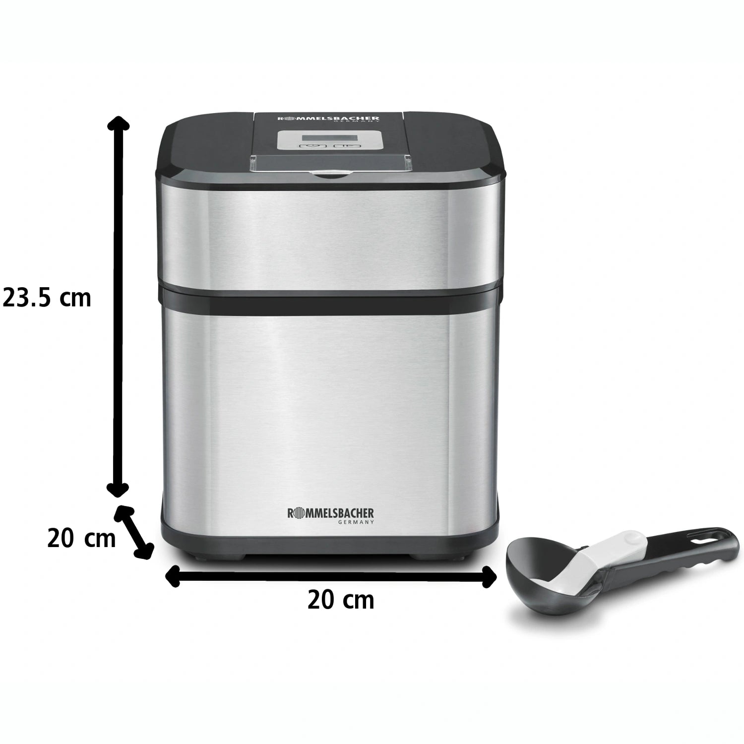 Glassmaskin IM 12 Kurt 0,5l Rostfri Sorbet,Glass Frusen Yogurt Slush
