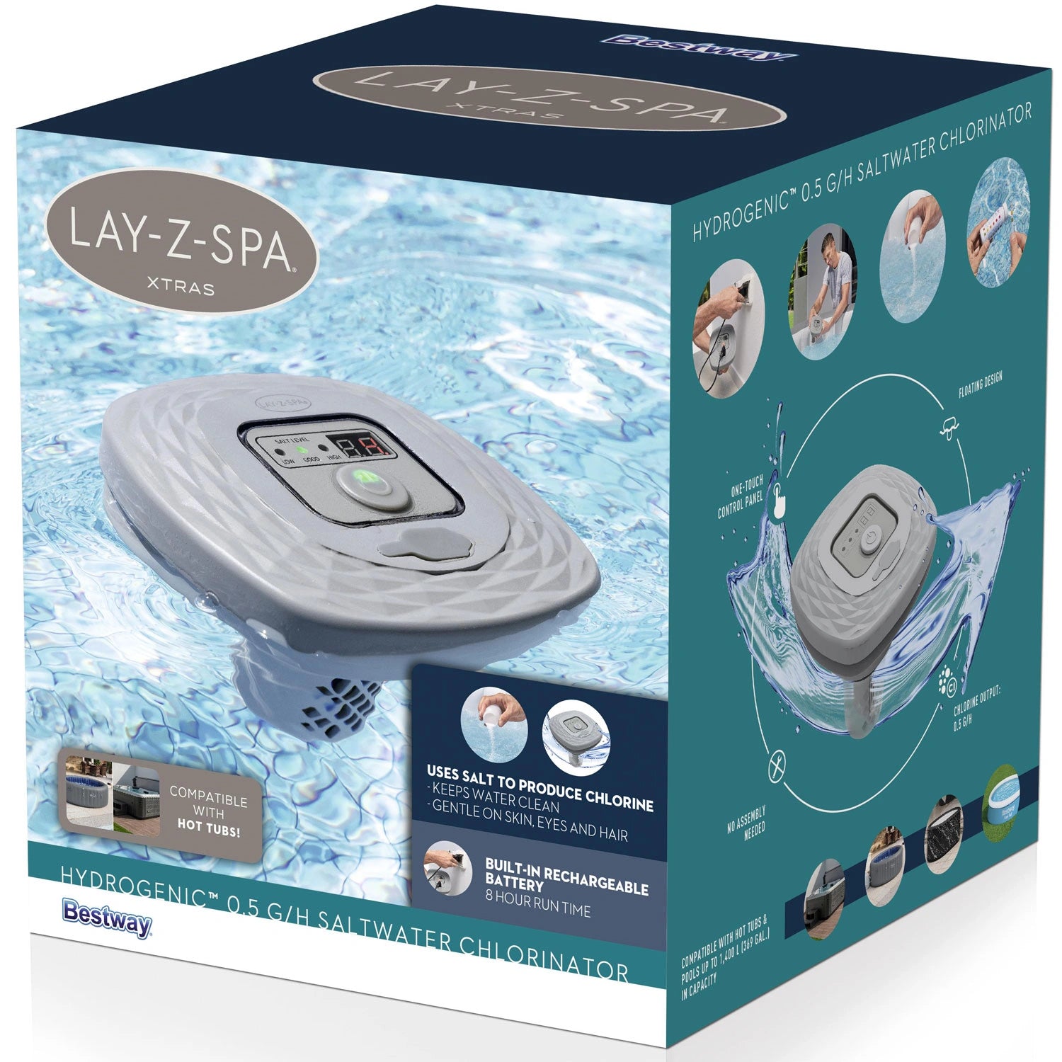 Klorinator Hydrogenic 0.5 g/h Saltvatten Klorinator Lay-Z-Spa