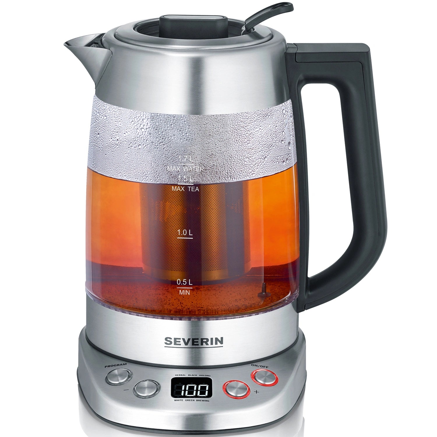 Tekokare Deluxe WK 3480 1,5-1,7l 3000W Justerbar temp