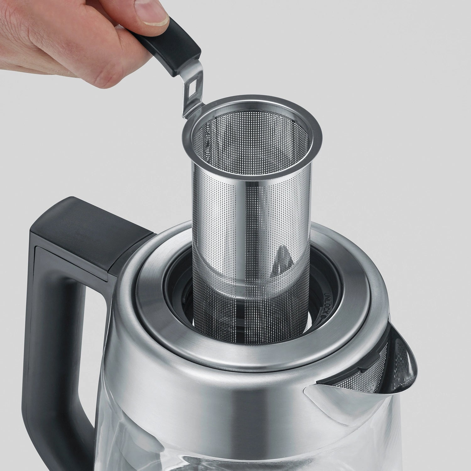 Tekokare Deluxe WK 3480 1,5-1,7l 3000W Justerbar temp