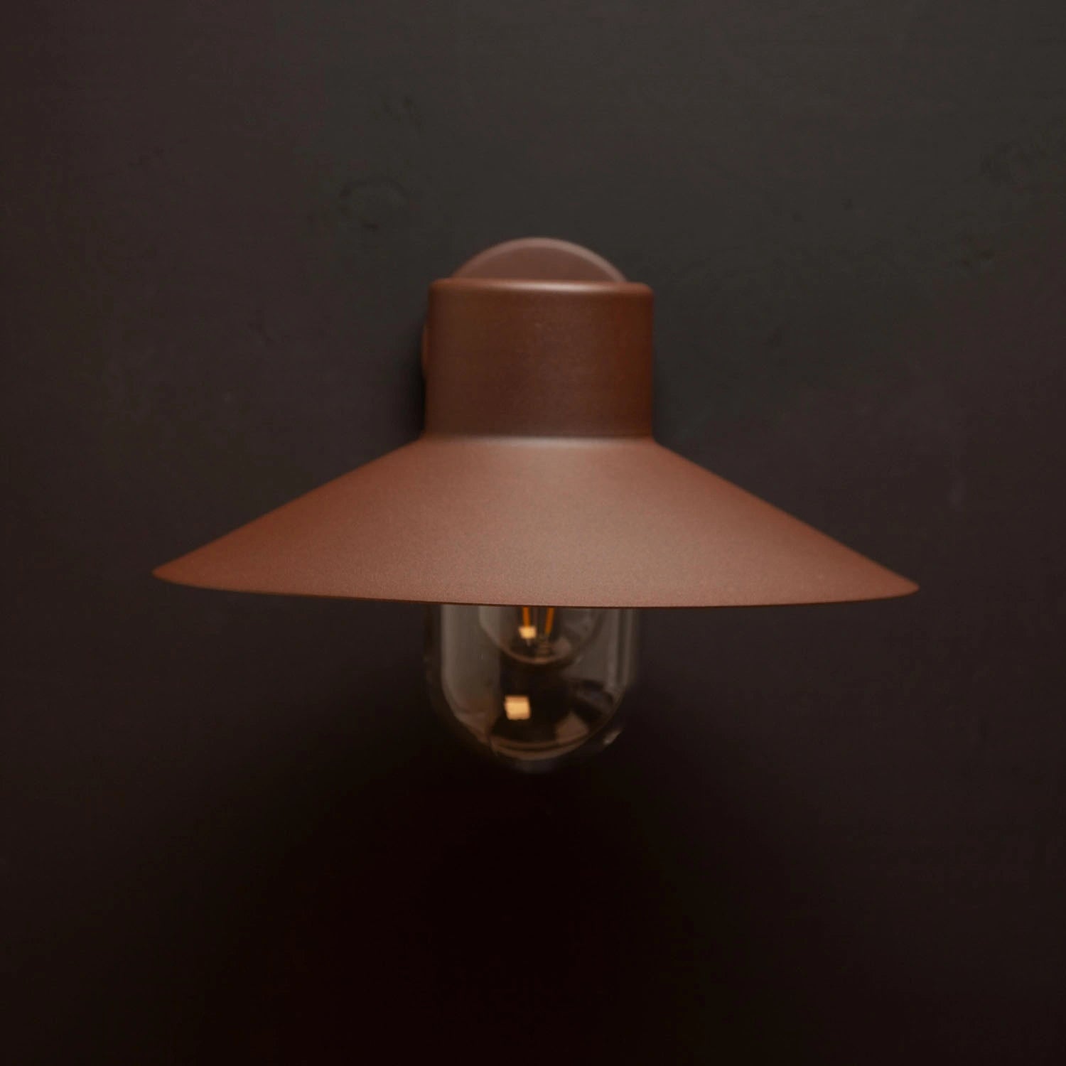 Victor Väggarmatur E27-sockel IP44 Corten