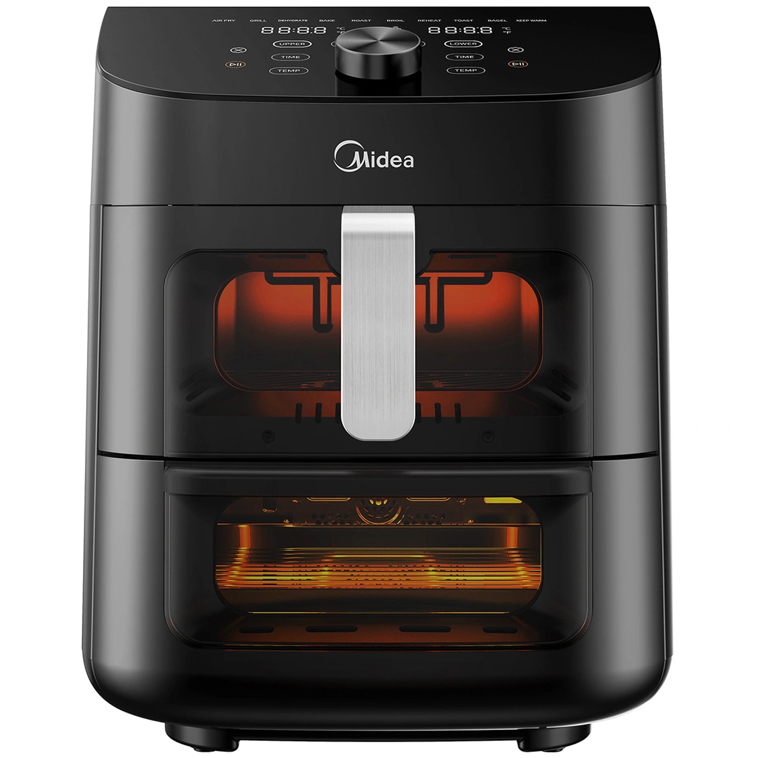 Airfryer 2 i 1 Kombination med Ugn 6,4 + 4,4 Liter